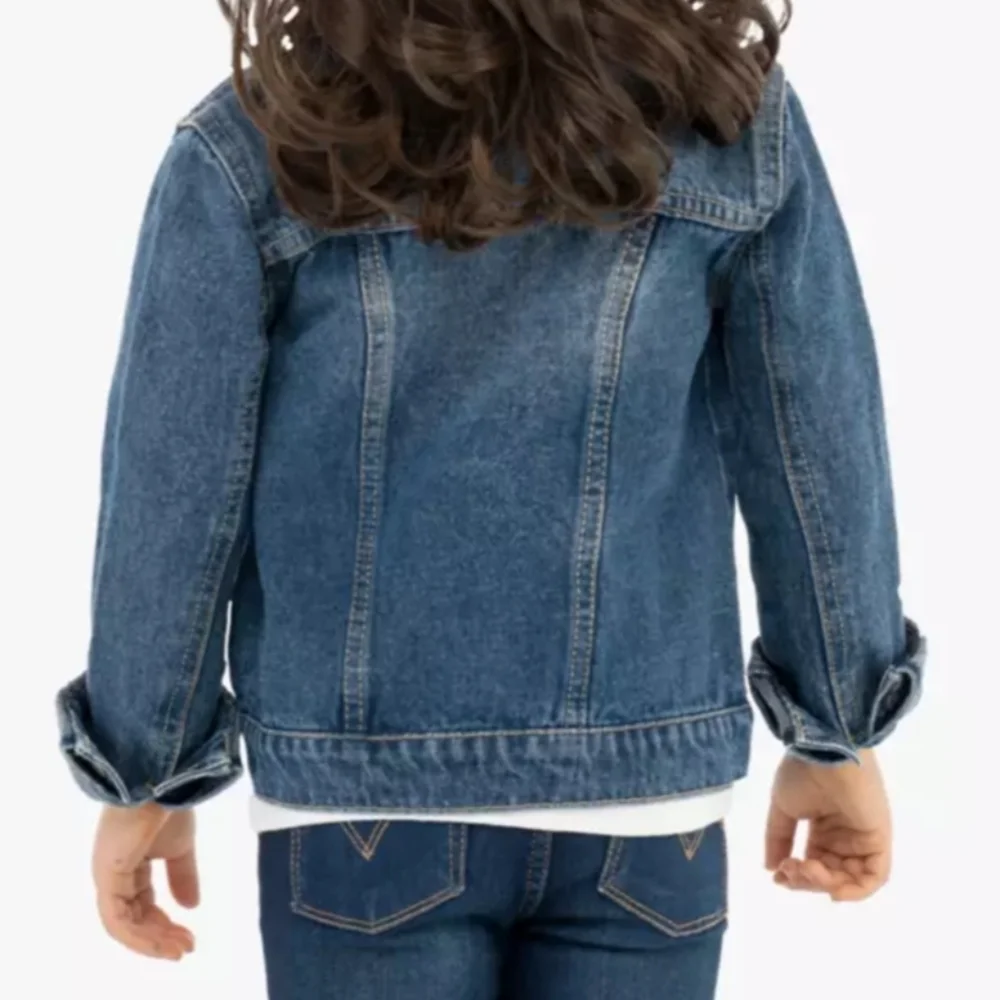 TRUCKER DENIM JACKET TODDLER GIRLS SIZE 4 NWT